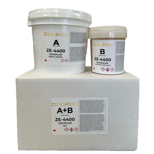ZE-4400 Epoxy Crackfiller – 3 Litre Kit